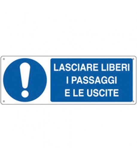 CARTELLO ALL. 35*12 LASCIARE LIBERO PASS