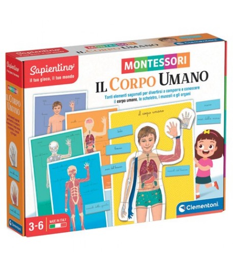 CLEMENTONI MONTESSORI 16373 CORPO UMANO