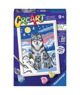 RAVENSBURGER 20044 CREART LUPI ALLA LUNA