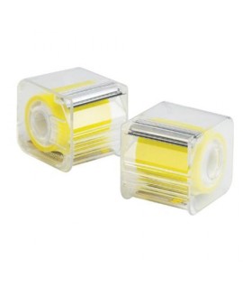 ADESIVO MEMOGRAPH+DISPENSER GIALLO 1PZ