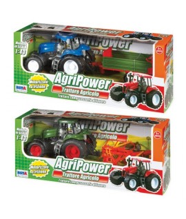 SUPERTOYS 10313 TRATTORE CON CARRO