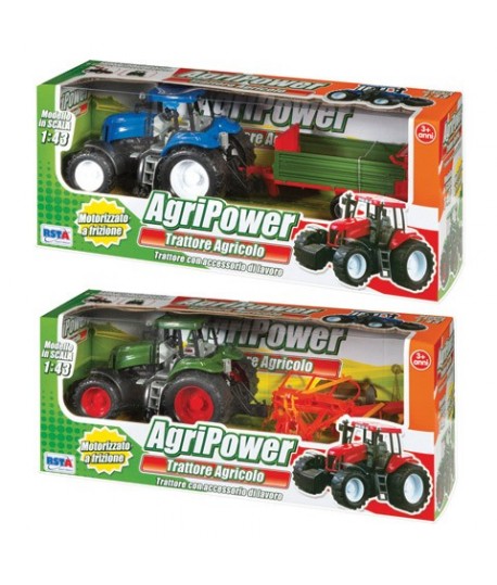 SUPERTOYS 10313 TRATTORE CON CARRO