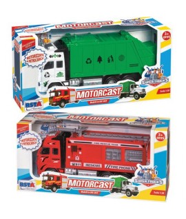 SUPERTOYS 10579 CAMION 1:38 RETROCARICA