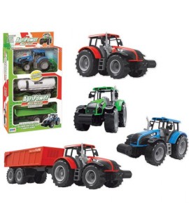 SUPERTOYS 10690 TRATTORE CON 2 CARRI