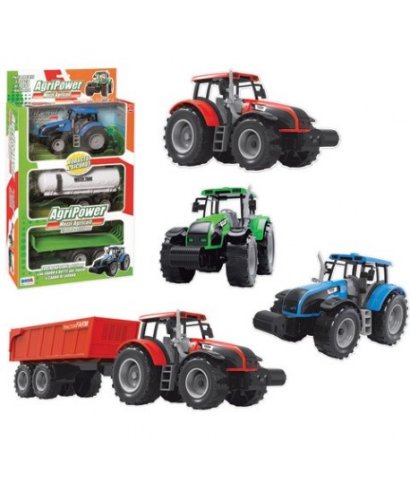 SUPERTOYS 10690 TRATTORE CON 2 CARRI