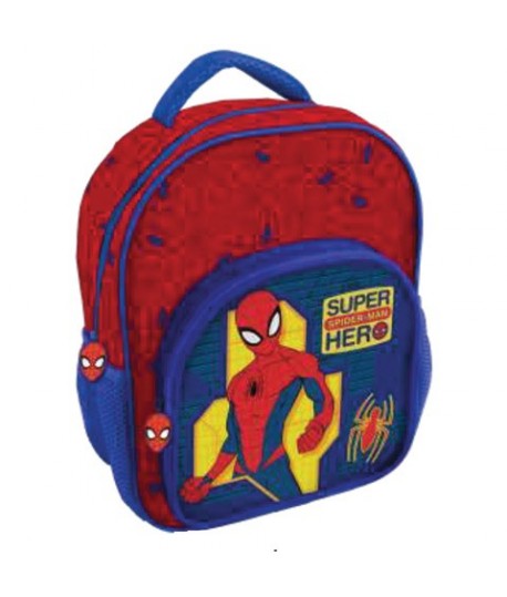 ZAINO ASILO SPIDERMAN 0810 C/TASCA 30 CM