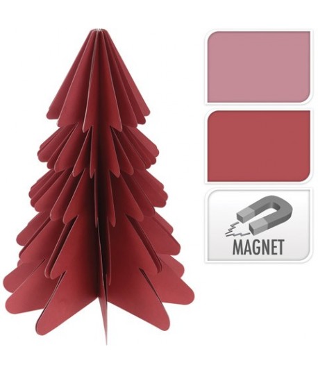 ALBERO NATALE CARTA CM30 ROSSO AAE326550