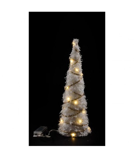 ALBERO CONO LED 20L H40 BIANCO/ORO 81311