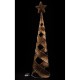 ALBERO CONO LED 50L H100 TESS ORO 81632