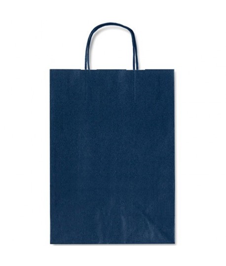 BORSETTA CARTA C/MANICI CM46*49 BLU