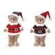 ORSO TESSUTO DEC.NATALE 20X10X50H 85269