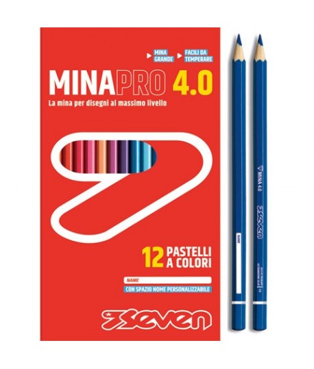 PASTELLI SEVEN MINAPRO 4.0 12 COLORI