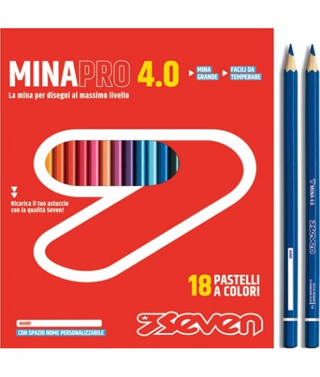 PASTELLI SEVEN MINAPRO 4.0 18 COLORI