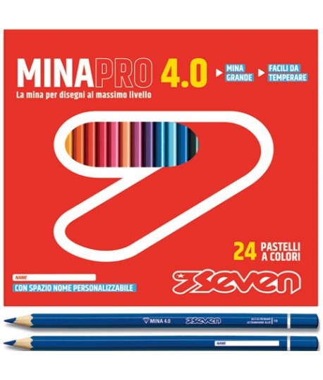 PASTELLI SEVEN MINAPRO 4.0 24 COLORI