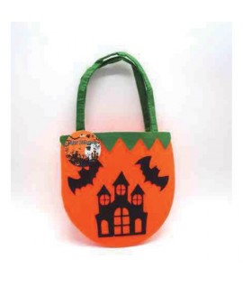 BORSA PANNO ARANCIO/VERDE 20X35H 76426