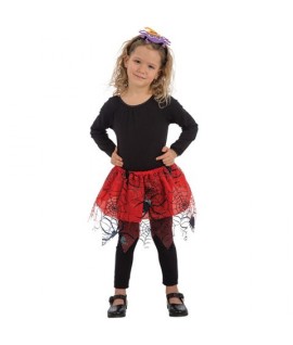 TUTU' ROSSO BIMBA CM30 +RAGNATELE CT3427