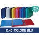 COPERTA EUROPA 22X30 4A D.40 BLU