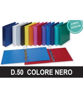 COPERTA EUROPA 22X30 4A D.50 NERO