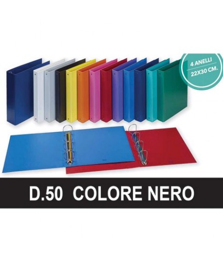 COPERTA EUROPA 22X30 4A D.50 NERO