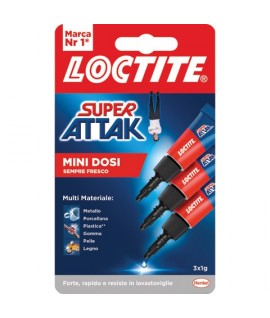 COLLA SUPERATTAK MINI 1 gr, 3pz. bliste