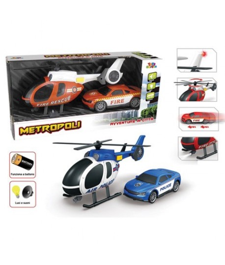 TOYS 28154 ELICOTTERO+AUTO EMERGENZE