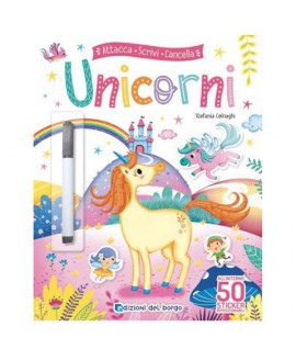 ATTACCA/SCRIVI/CANCELLA UNICORNI 55371A