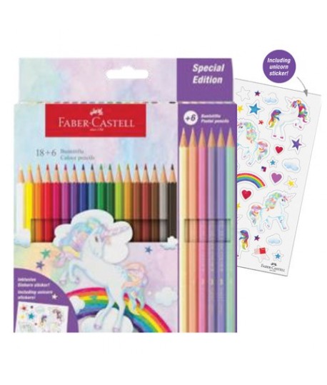 PASTELLI FABER 111221 UNICORNO 24PZ