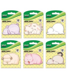 MEMO STICK ANIMALI 20FF 76*48MM 81823