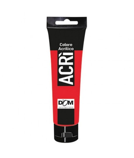 TEMPERA ACRILICA DOM 100ML ROSSO SCARLAT