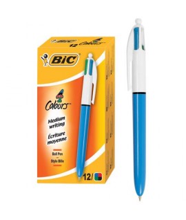 PENNA SFERA BIC 4 COLORI ORIGINAL 12PZ