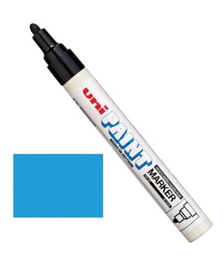 MARCATORE UNI PAINT MARKER PX20 M AZZURR