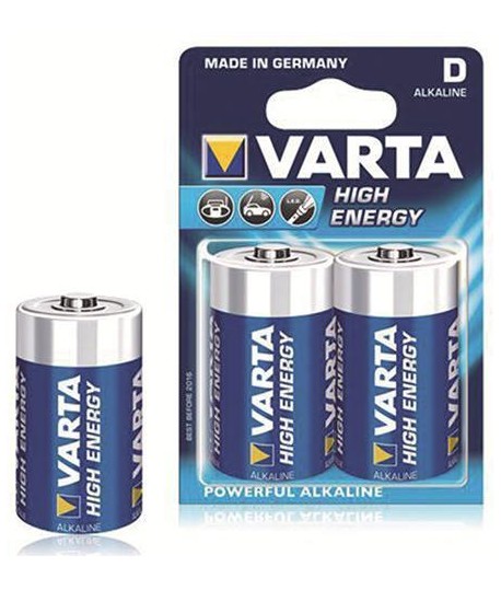 PILA VARTA H.ENERGY D 1,5V 2PZ