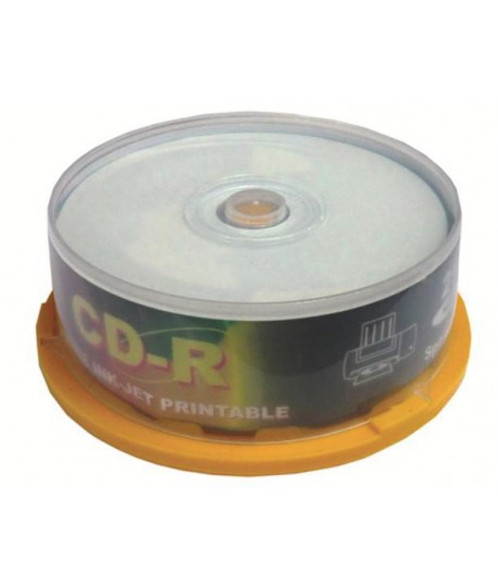 CD-R IN LINEA 700 MB 80 MIN 25PZ STAMP.