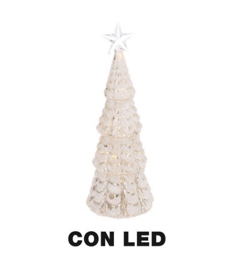 ALBERO LED VET BIANCO +STELLA H26 631984