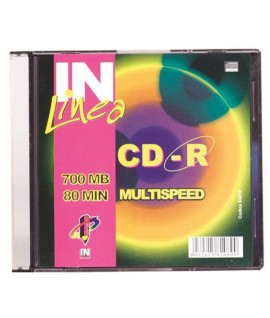 CD-R IN LINEA SLIM CASE 700 MB 80 MIN