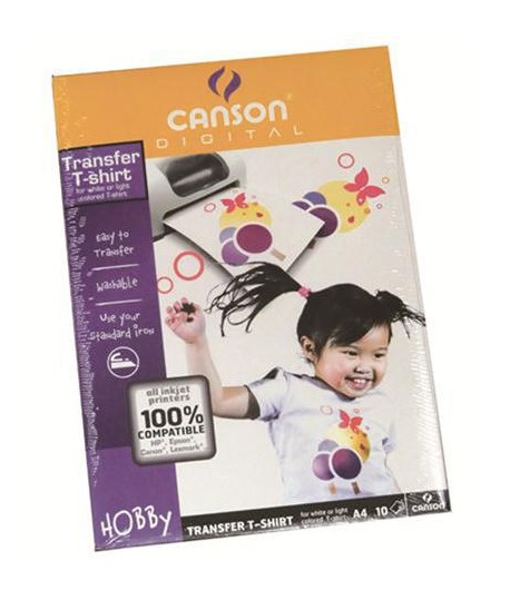 CARTA CANSON 4567-480 T-SHIRT A4 10FF