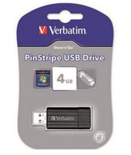 PENDRIVE USB VERBATIM PINSTRIPE 4GB