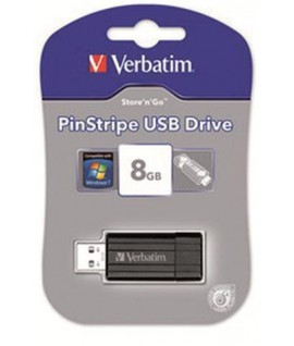 PENDRIVE USB VERBATIM PINSTRIPE 8GB