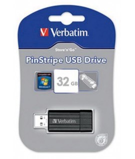 PENDRIVE USB VERBATIM PINSTRIPE 32GB