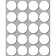 ETICHETTE BIANCHE 08 D.27MM 200PZ