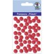 POMPON PLUSH DIAM.10 MM ROSSO 65PZ