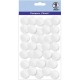POMPON PLUSH DIAM.25 MM BIANCO 35PZ
