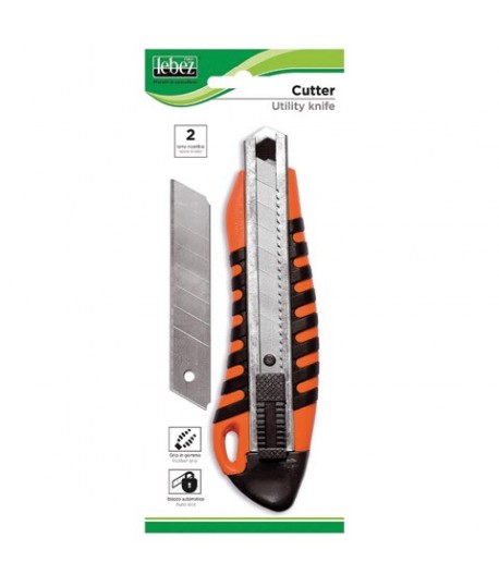 CUTTER LEBEZ 9207B SOFT GRIP 18MM