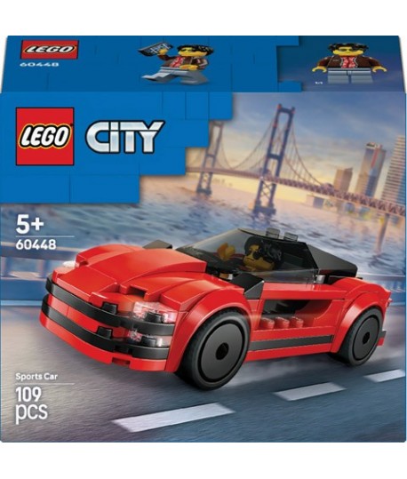 LEGO CITY 60448 AUTO SPORTIVA ROSSA