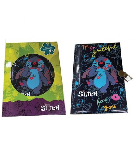 DIARIO CON LUCCHETTO SEVEN STITCH DISNEY