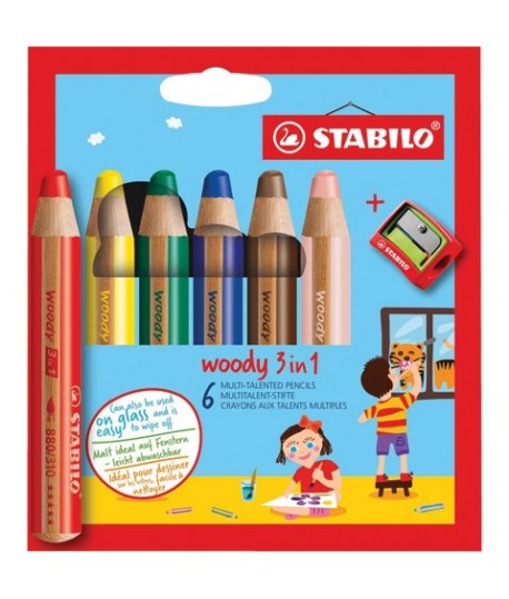 PASTELLI STABILO WOODY 3IN1 8806-2 6C