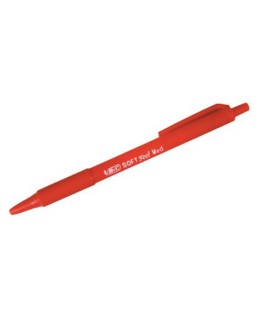 PENNA SFERA BIC SOFTFEEL CLIC ROSSO 12PZ