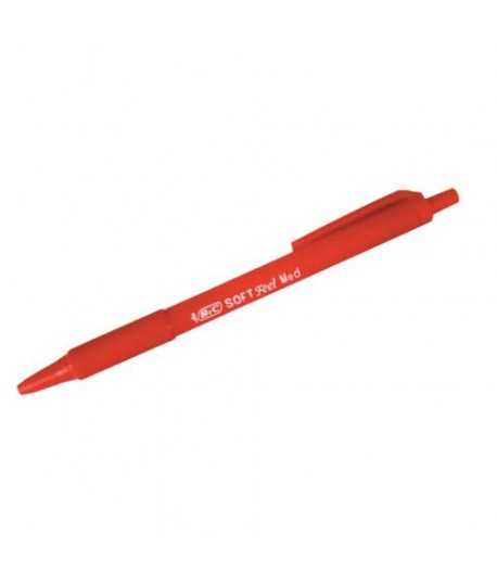 PENNA SFERA BIC SOFTFEEL CLIC ROSSO 12PZ