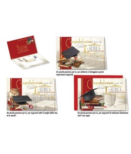 BIGLIETTO CROMO LAUREA 8926 12PZ