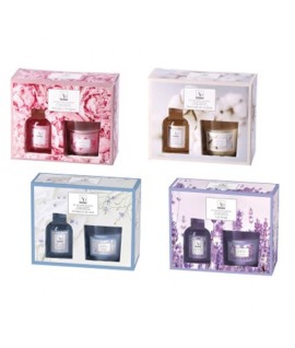 KIT DIFFUSORE 100ML+CANDELA 120GR 89869